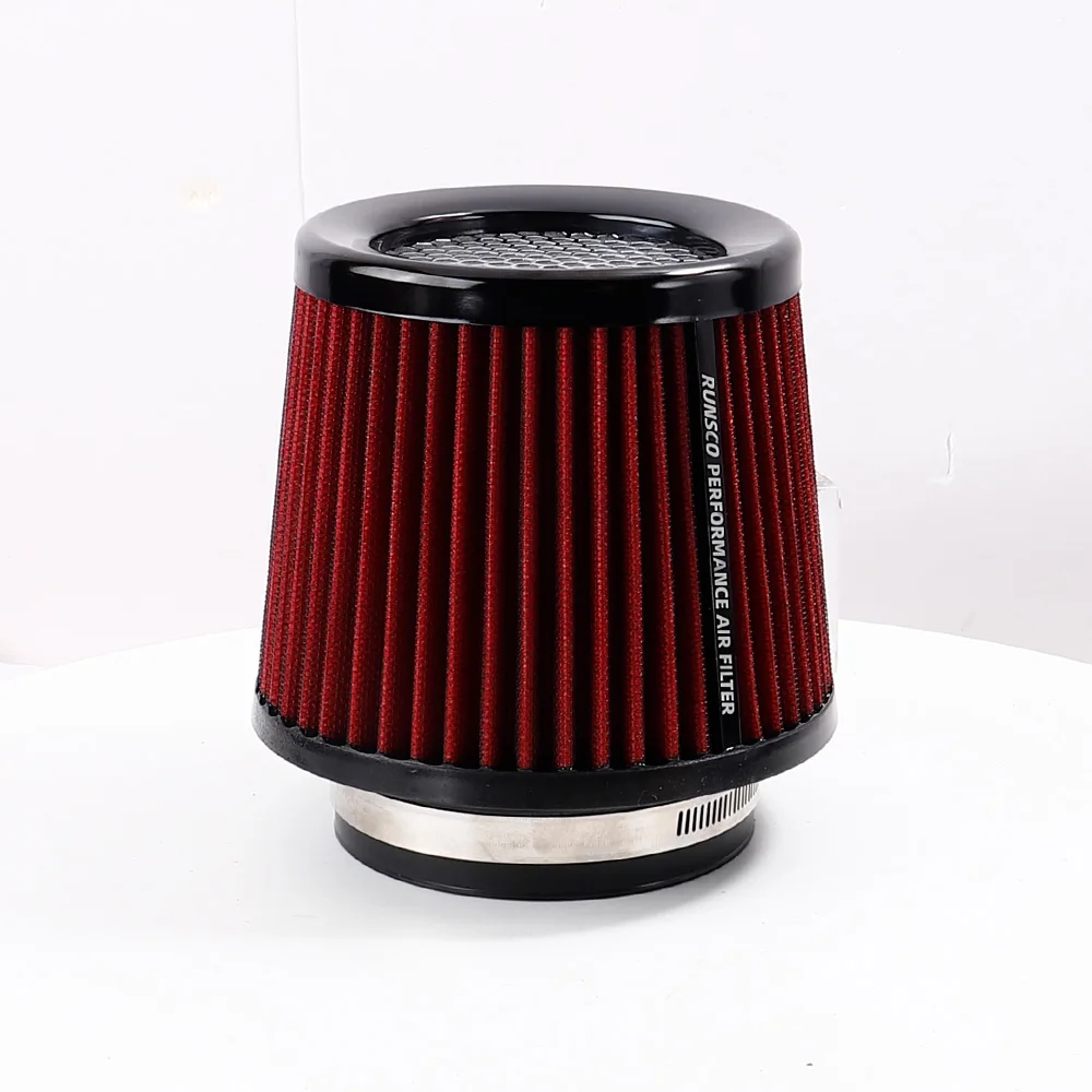 

Воздушный фильтр с высоким потоком, 76 мм, 89 мм, 101 мм, 2,5 дюйма, 3 дюйма, 3,5 дюйма, универсальный автомобильный воздушный фильтр для модификации гоночного автомобиля