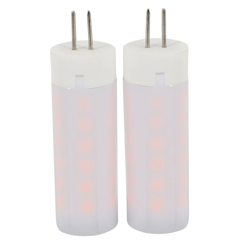 

2Pcs 3W 230 Lm G4 LED Corn Lights 36 Leds SMD 2835 Flame Effect Warm White DC 12V ( Warm White, DC12V)