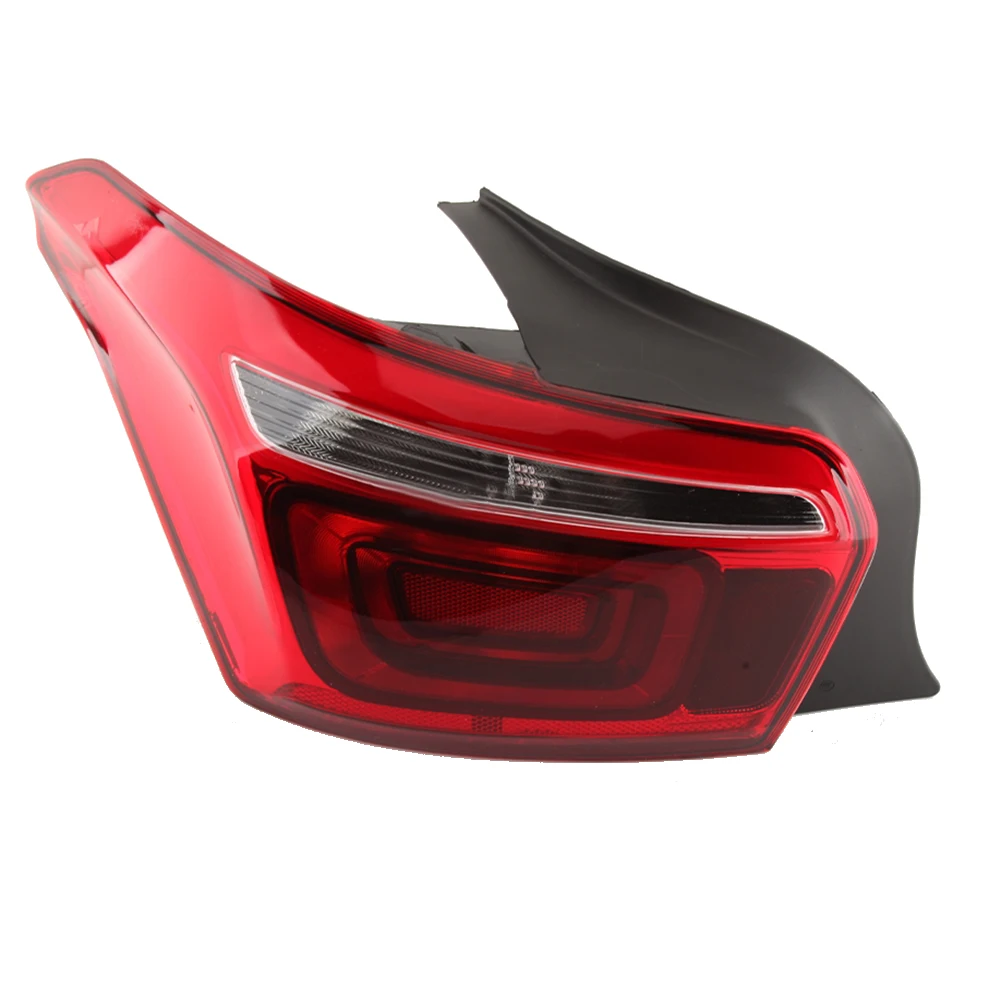 

Car Rear Brake Lights Tail Light Cover Assembly for Peugeot Elysee 2016 No Bulb Left