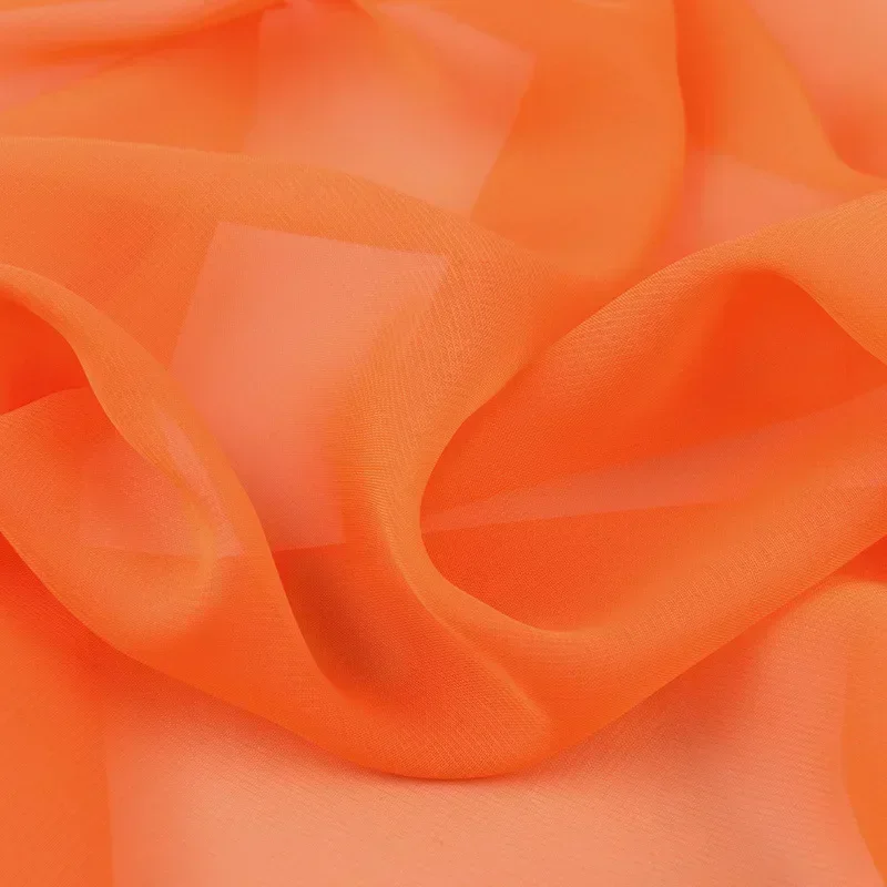 Повязка на голову из шифоновой ткани женское длинное летнее нежное приталенное