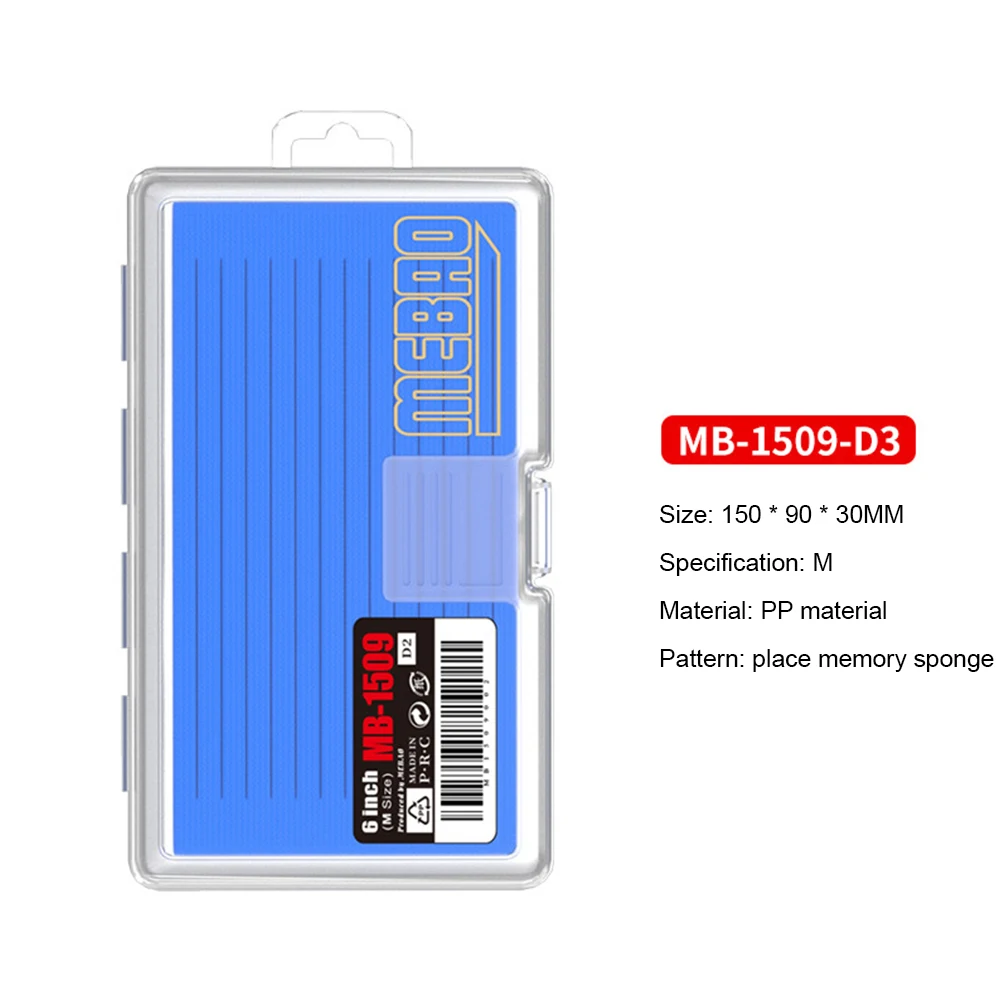 Коробка рыболовная из ЭВА вместительный тонкий бокс для рыболовных снастей