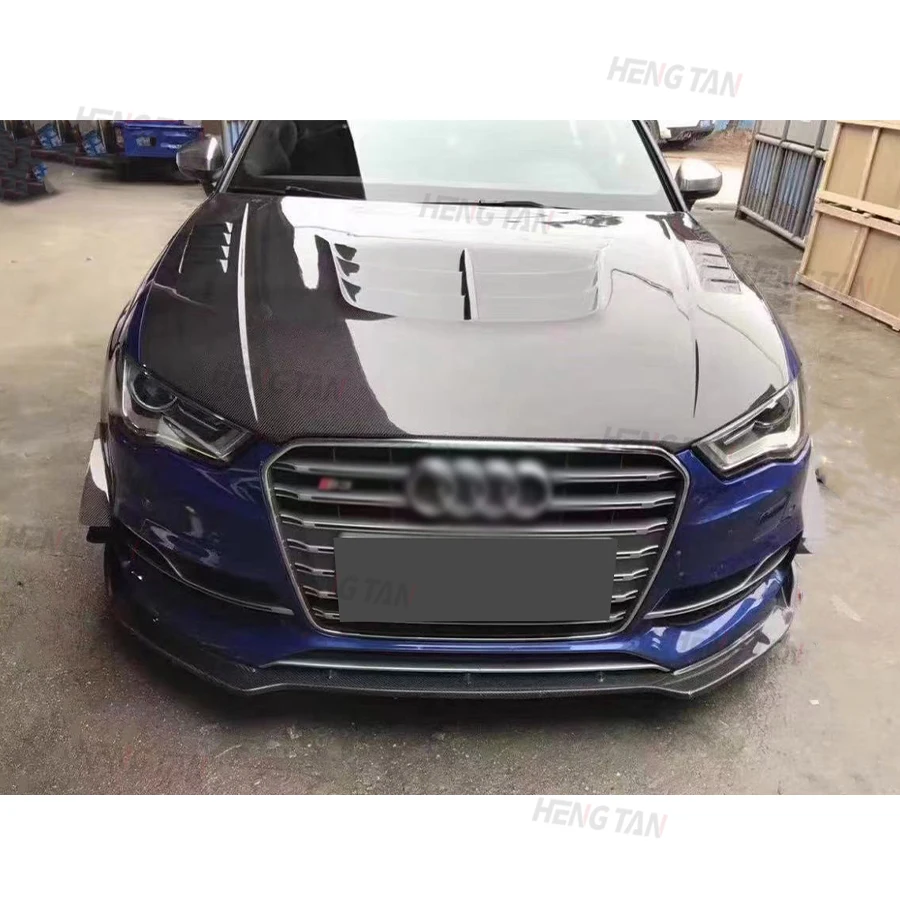 Детали капота двигателя из углеродного волокна для A3 8V SLINE S3 Седан 4-дверный 2013-2016