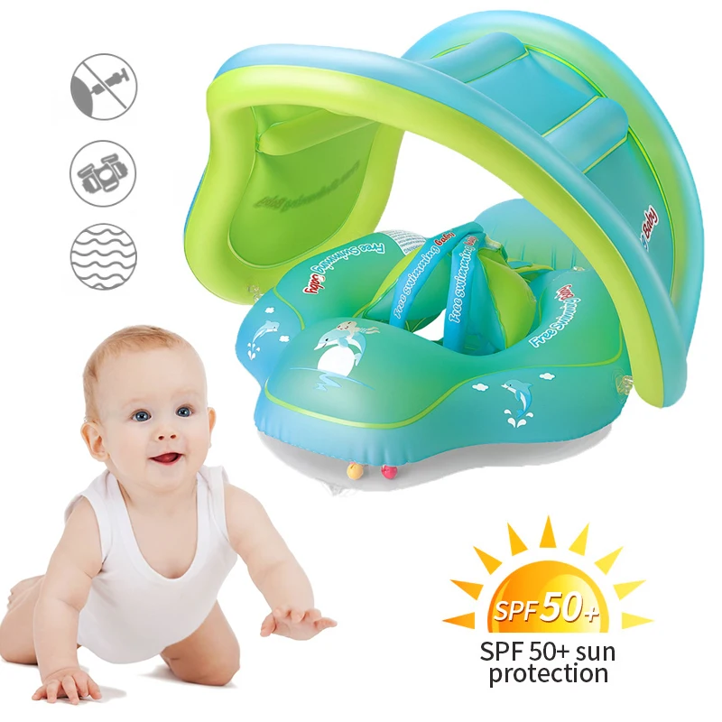 

Swimming Rings Upgrades Baby Swimming Float Inflatable Infant Floating Kids Swim Ring Circle Bathing Summer Toys Toddler Rings