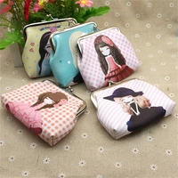 new korean little girl cute zero wallet womens creative short wallet printed coin bag for womon girls 2022 new fashion bags