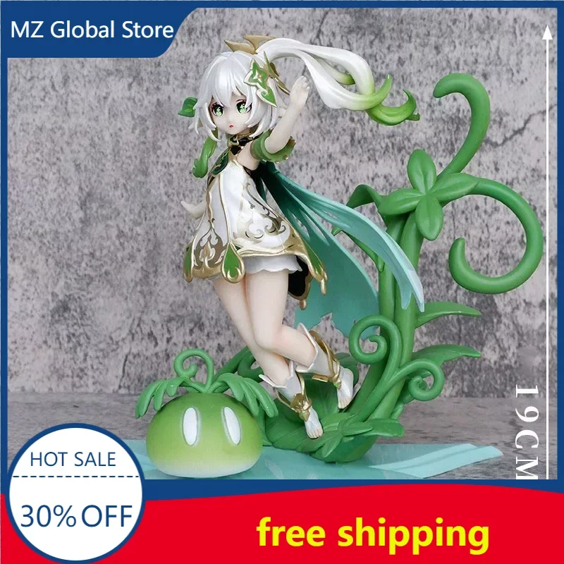 

21cm Genshin Impact Game Figures Premium Version Grass God Nahida Kawaii PVC Model Doll Peripherals Figures Manga Anime Gift Toy