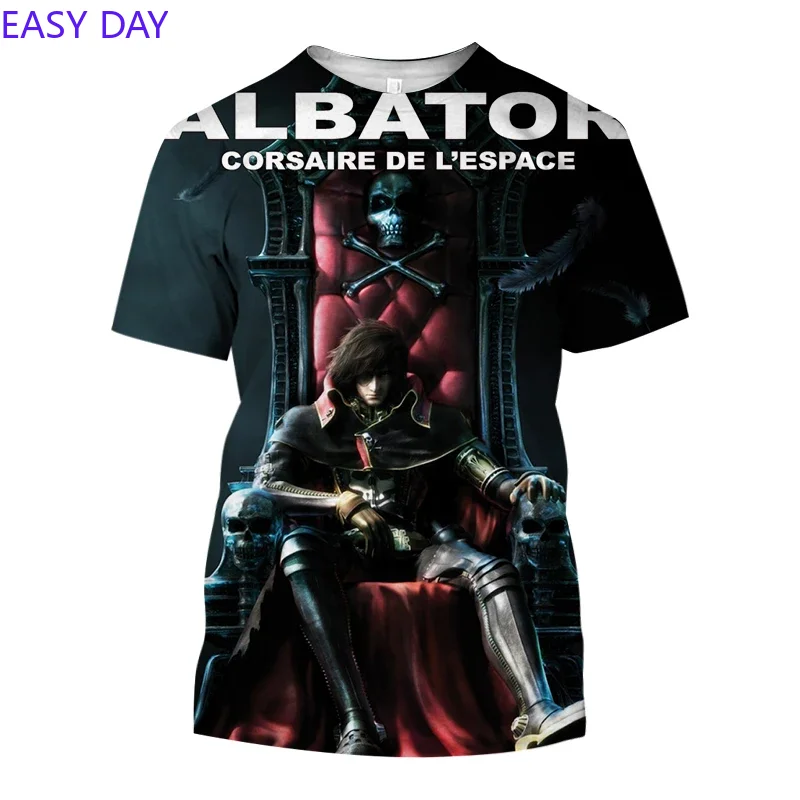 Футболка Мужская/женская оверсайз с 3D-принтом космический пират