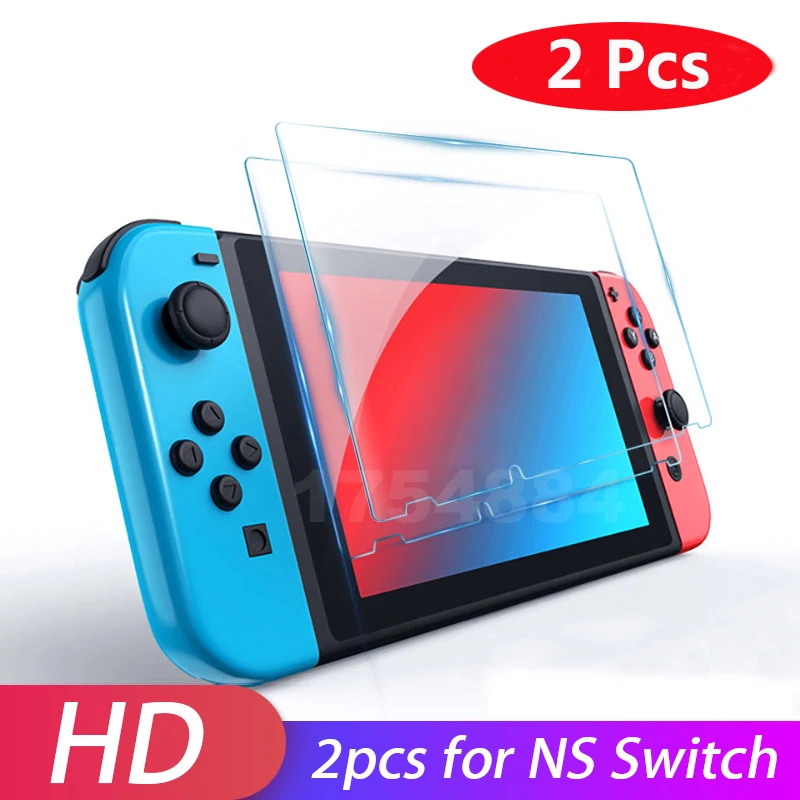 

Защитное стекло для Nintendo Switch, 2 упаковки, закаленное стекло, Защита экрана для Nintendo Switch Oled, стеклянные аксессуары, пленка для экрана