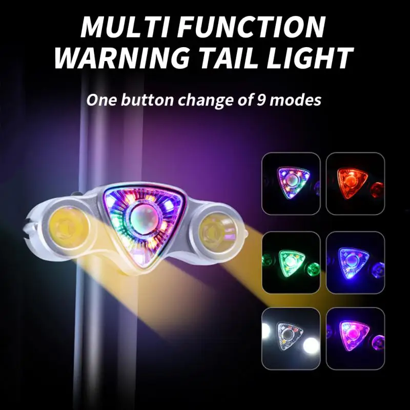 

Multi Function Bicycle Tail Lights MTB Road Bike Highlight Taillights Night Cycling Warning Lamp Waterproof Bicycle Accessories