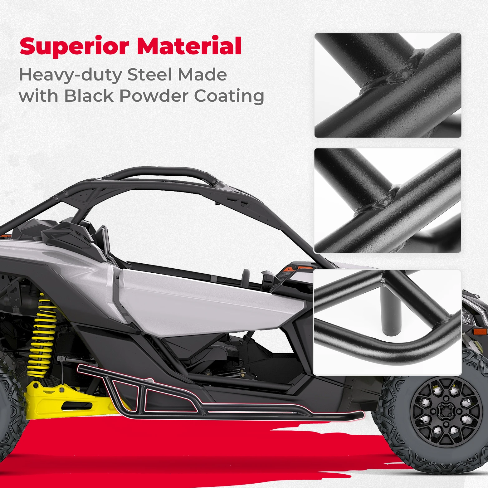 Для Can-Am Maverick X3 Nerf Bars Rock Sliders 2017-2023 900 HO Turbo STD R DS RS DPS XRC MR 4x4 2 двери