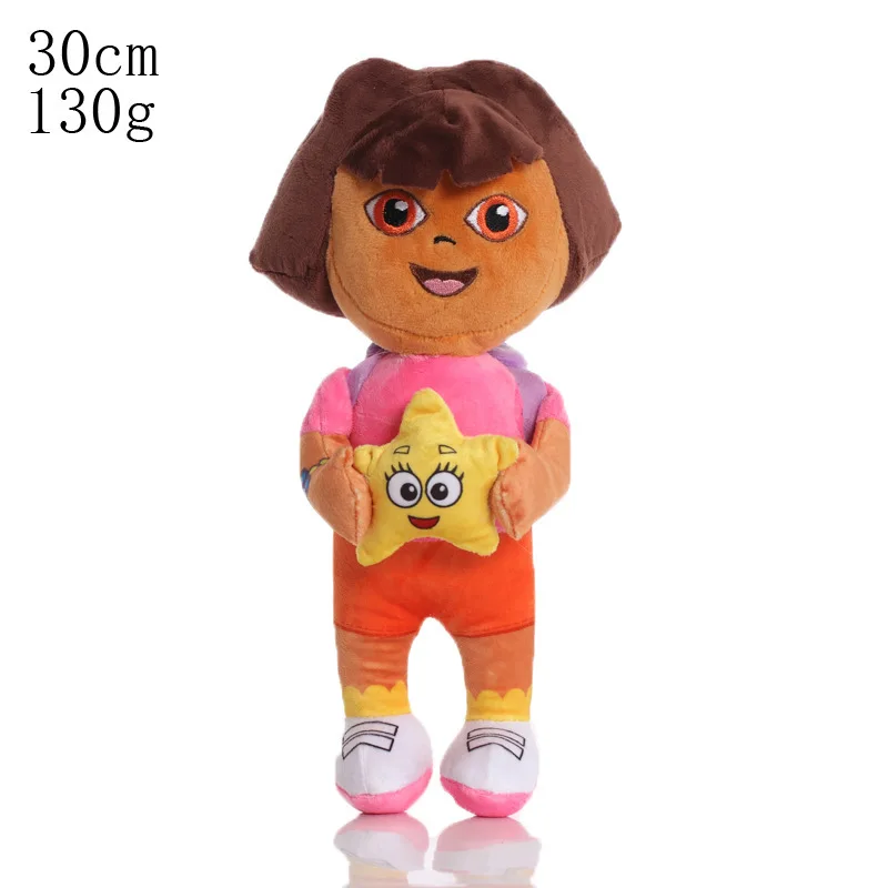 Новые 30 см Kawaii Dora The Explorer Boots Troublemaker большая милая экшн-фигурка игрушка-подушка