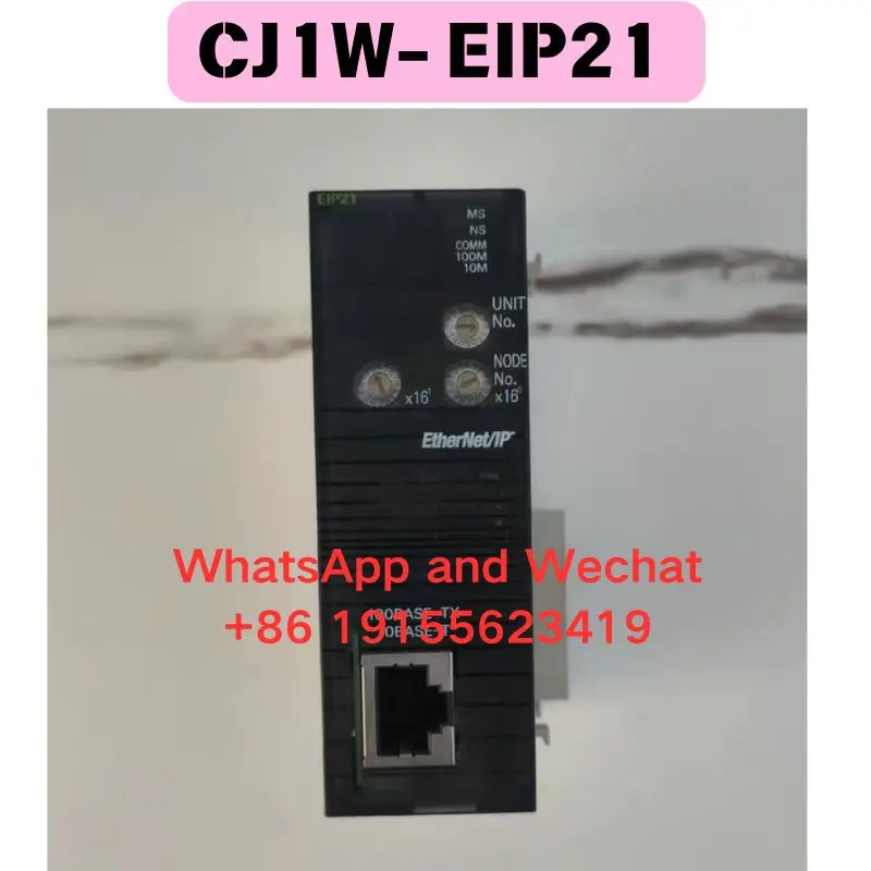 Фото Абсолютно новый оригинальный импортный и б/у модуль ПЛК CJ1W-EIP21. Быстрая доставка. №2