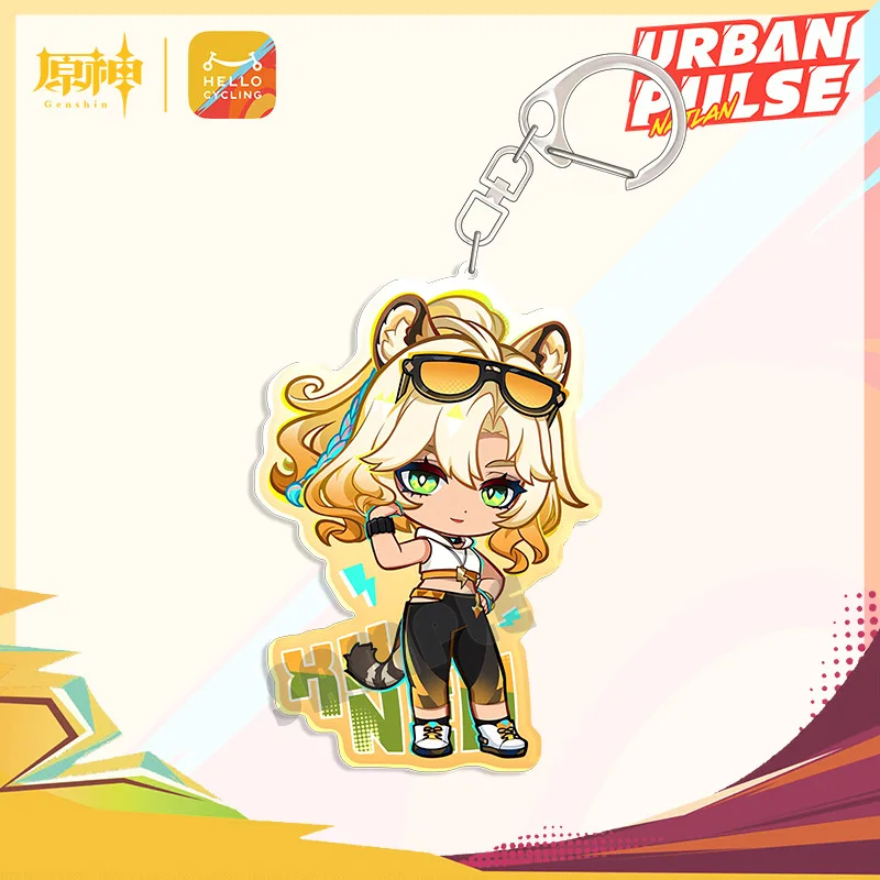 Кинеч Chasca Mu Dua HELLO CYCLING Аниме Брелок Yuan Shen Мужской для Женщин Модная Фигурка