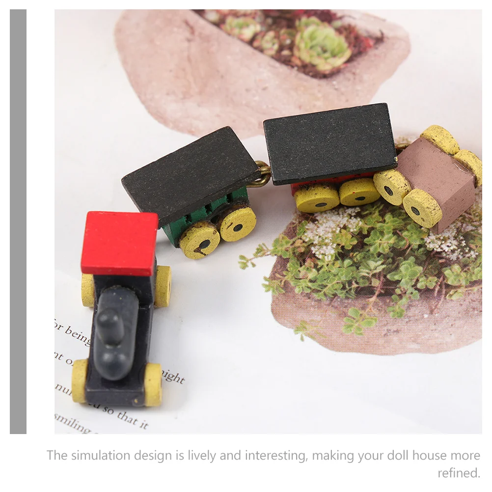 3 шт. дом поезд детские рождественские украшения деревянные топперы для торта