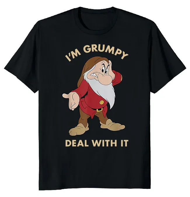 

Im Grumpy Deal With It Новинка хлопковая Футболка с круглым вырезом мужские повседневные футболки с коротким рукавом Топы Harajuku уличная одежда