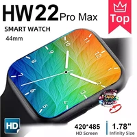 original hw22 pro max smart watch 1 78 double button wireless charging custom dial bluetooth call smartwatchpk hw16 iwo 13