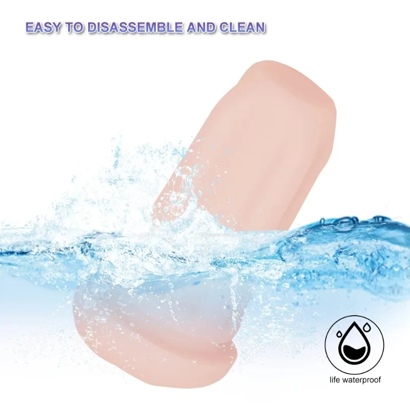 Автоматический Мужской мастурбатор Минет вибратор настоящая Вагина карманная