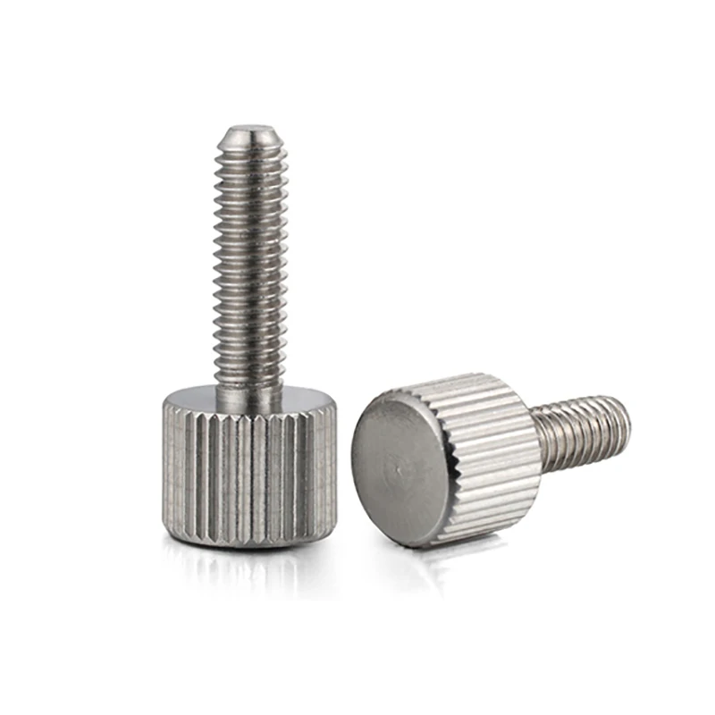 Винты с накатанной головкой цилиндра ручной захват ручка болты из нержавеющей