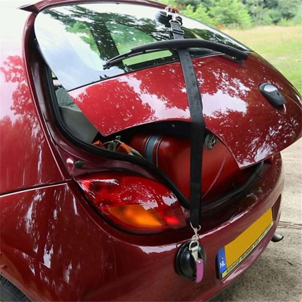 

Car Strap Suction Cup Safety Holder Tie Down Hook Household Campers