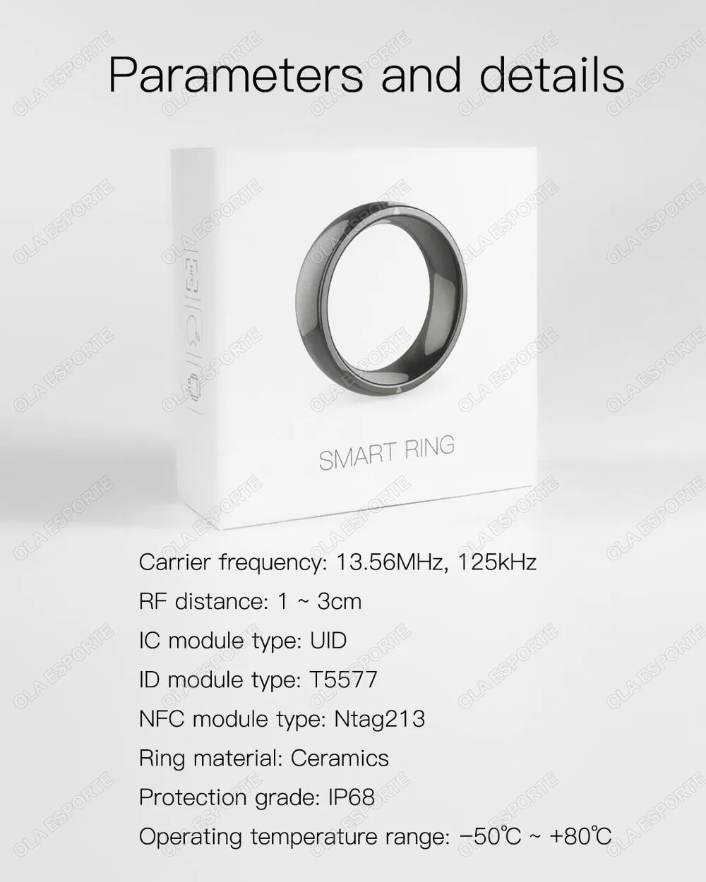 Смарт-кольцо R4 С 4 Слотами Для Карт Контроля Доступа Nfc Gps Ic Id Мониторинг Здоровья