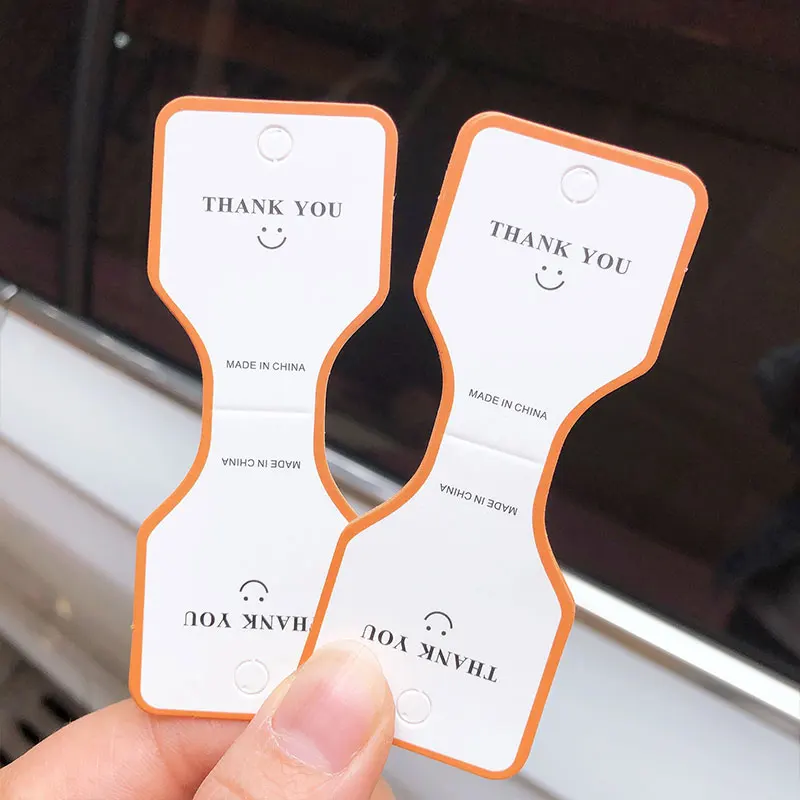 50 шт./лот карточки для упаковки ювелирных изделий ярлык рукоделия ожерелья