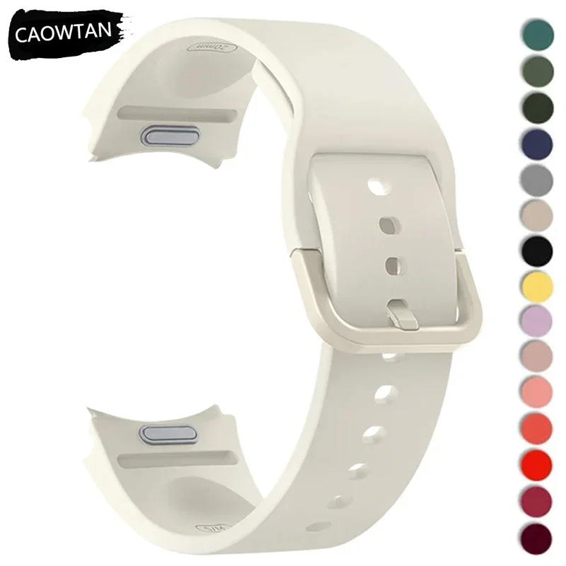 

20mm Quick Fit Band for Samsung Galaxy Watch 6 5 4 40mm 44mm 5Pro 45mm Sport Strap for Watch 6 Classic 43 47mm 42 46mm Bracelet