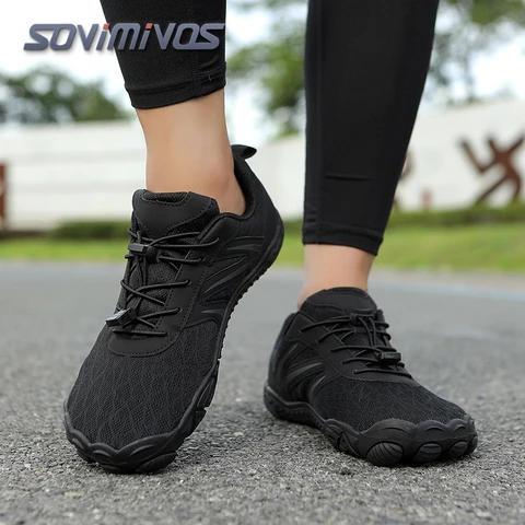 Мужская здоровая и нескользящая дышащая обувь для босиком для женщин, гибкая легкая повседневная прогулочная обувь унисекс