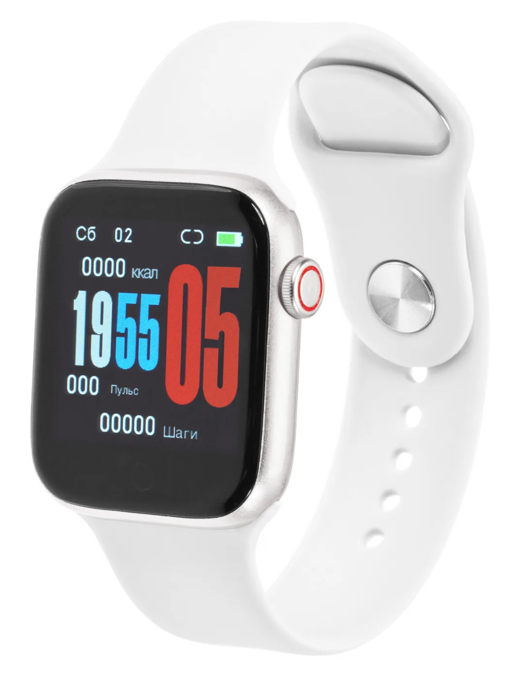 

Умные смарт часы женские серебристые Loona синхронизация Android/iOS водозащ