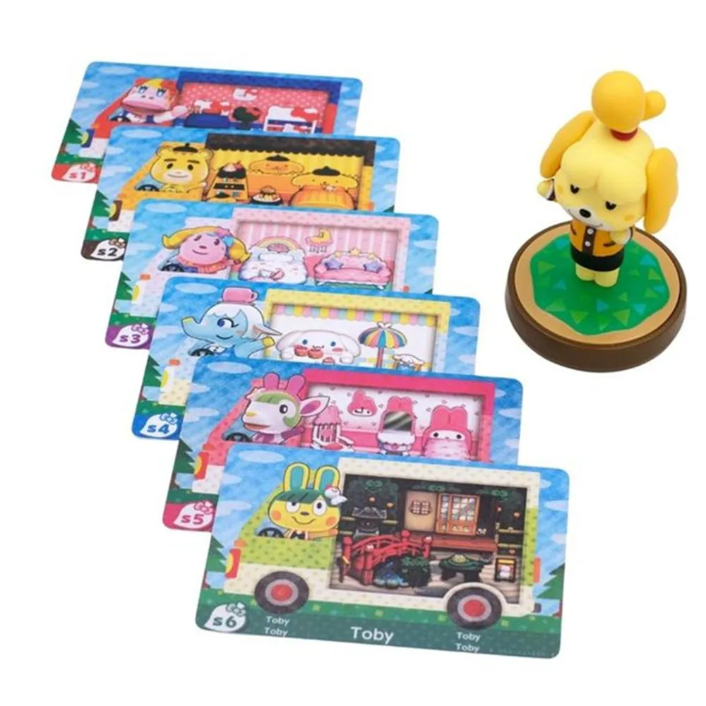 Hot Game Animals Crossing New Horizons Amiibo Card Ankha Marshal Maple NS Switch 3DS Game Set Mini NFC Cards Series 1 2 3 4 5 images - 6