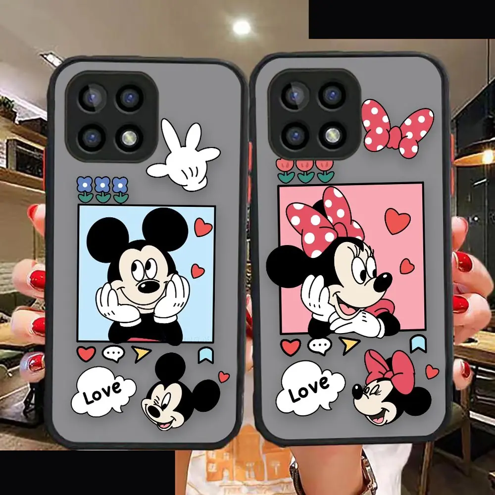 Matte Case Funda Coque For OPPO A94 93 92 92S 91 83 74 73 72 71 59 57 16K 15 7 5 4G 5G 2020 2022 Case Funny Mickey Minnie Mouse​