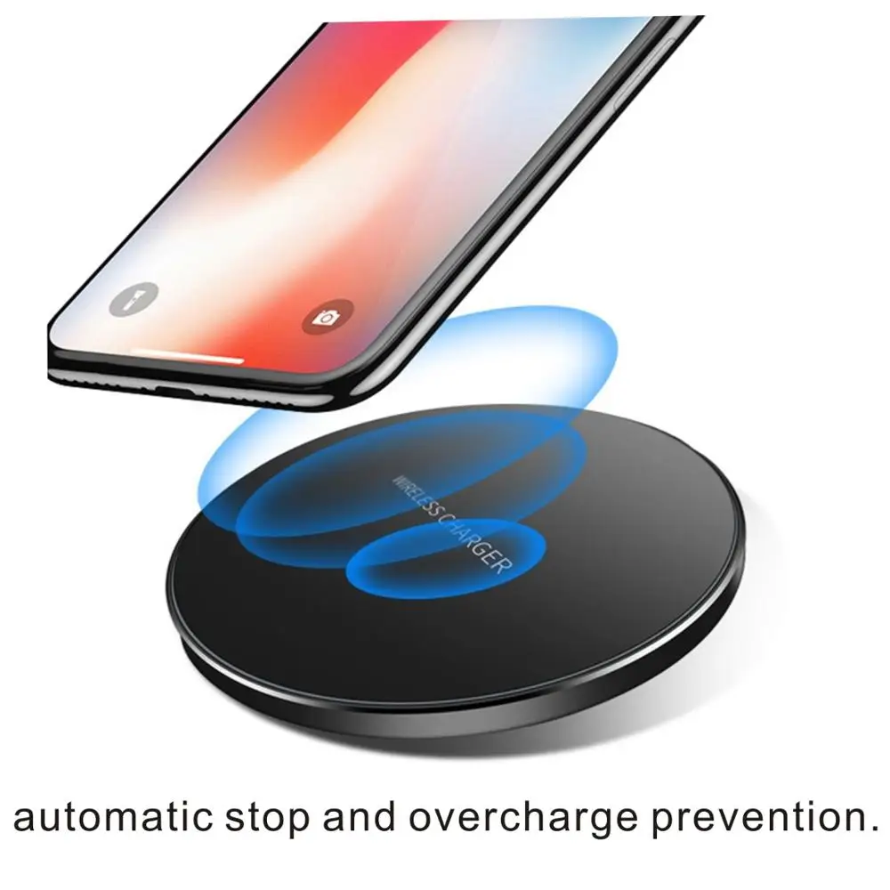 Беспроводное зарядное устройство Qi для телефона USB-зарядка Apple iphone Pro Max Mini 13 12 11 8