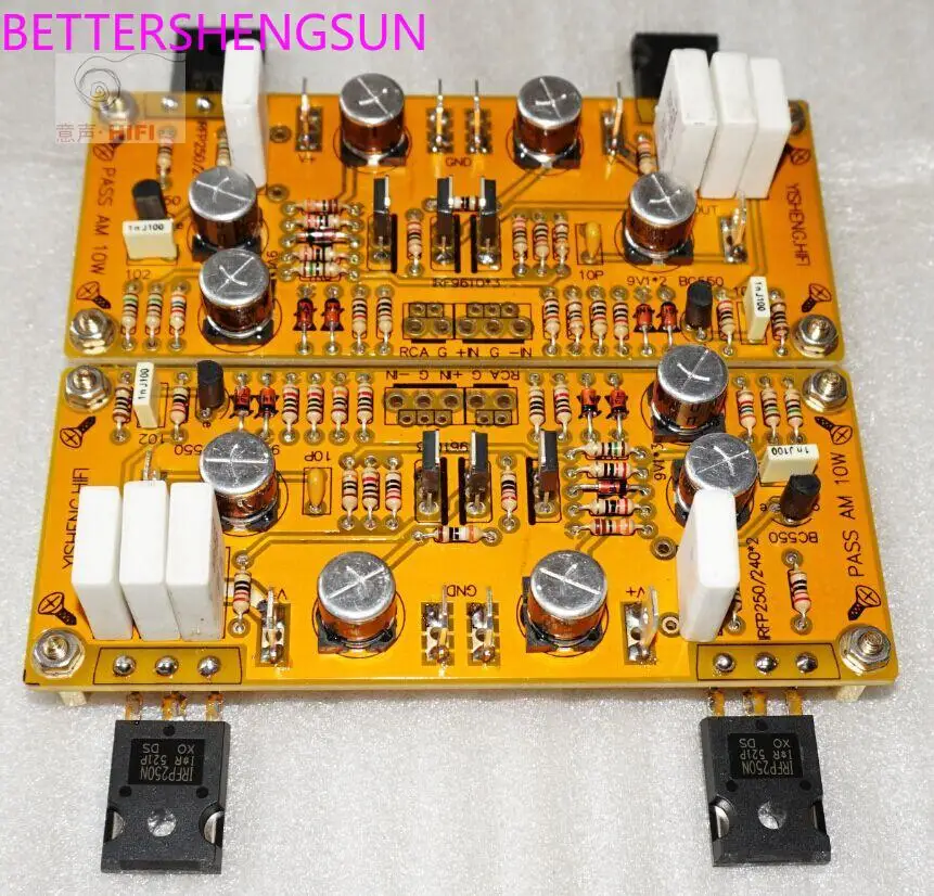 

Pass Am Single-Ended Class A Amplifier 10W Small a Balanced Input