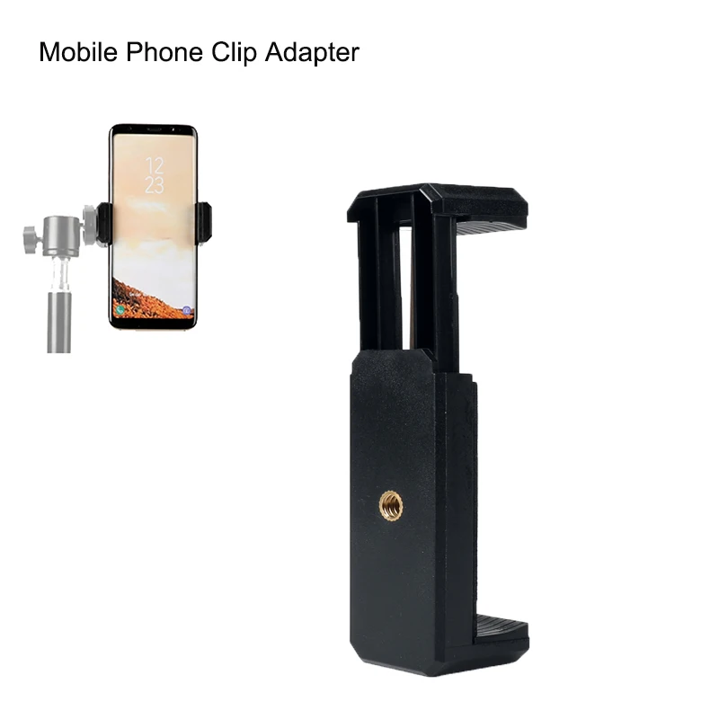 

1pc Portable Mobile Cell Phone Clip High Quality Phone Tripod Bracket Holder Mount For Smartphone Tripod Stand For IPhone