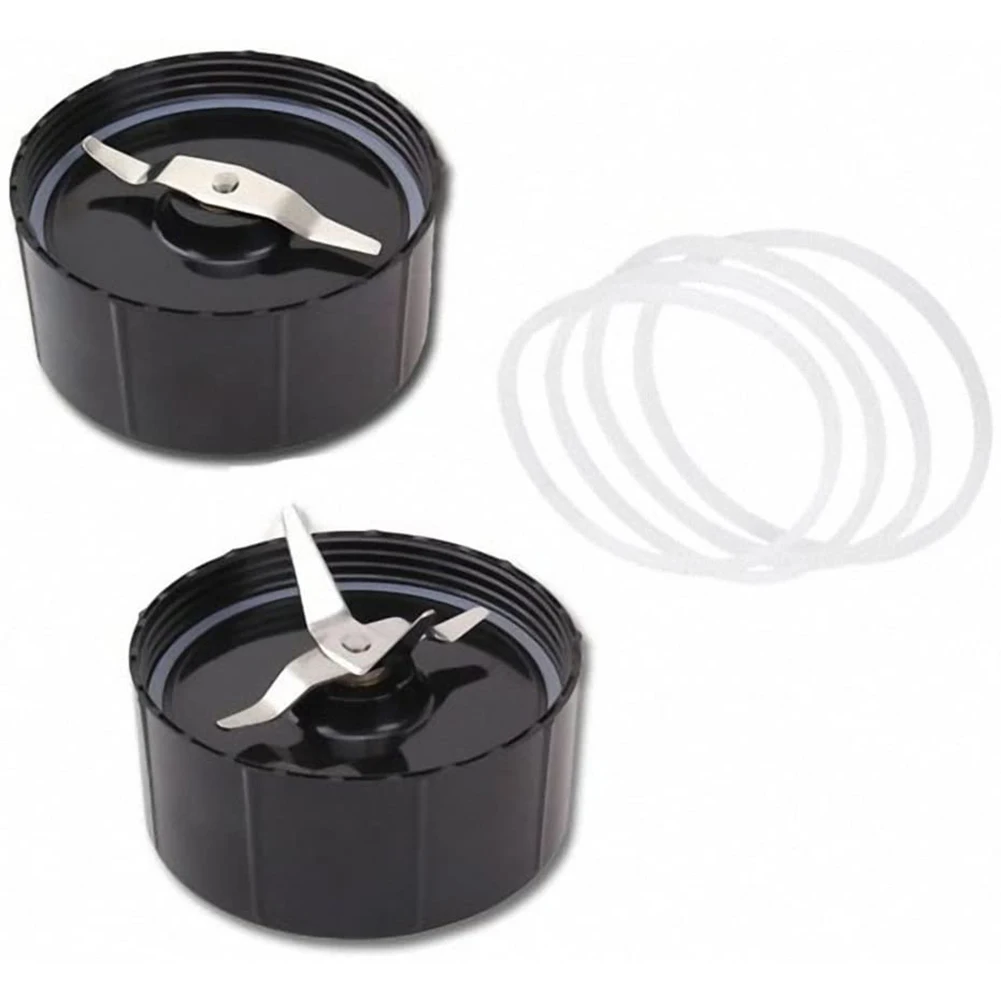 

Replacement Cross and Flat Blades - Replacement Parts with Extra 4 Gaskets for 250W Blender Juicer Mixer