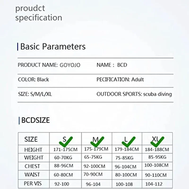 Оборудование для подводного плавания BCD рюкзак куртка регулятор плавучий жилет