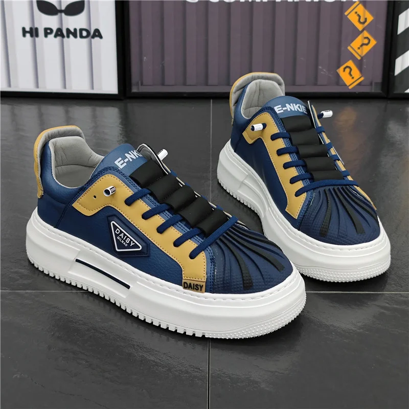 Summer Trend Chunky Blue Shell Sport Shoes Men Comfort Breathable Anti-slip Man Skateboard Sneakers Fashion Mens Designer Shoes