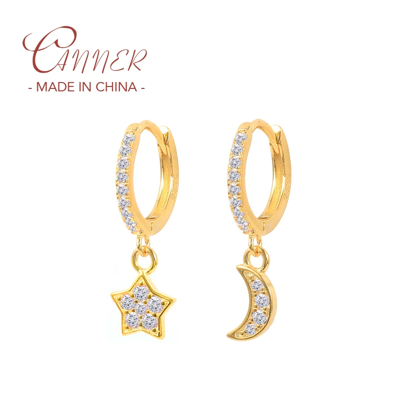 

Роскошные эмалированные серьги-подвески в виде Луны и звезды, серебро 925 пробы, серьги-подвески для женщин женские серьги INS, корейский стиль