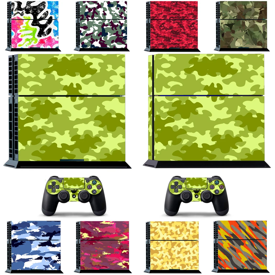 Виниловая наклейка на кожу для контроллеров Sony PS4 PlayStation 4 и 2