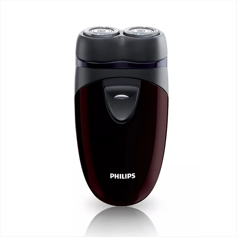 

Philips Electric Shaver PQ206/18 Doule Floating Shaver Head Smooth Shave Hair Self Sharping Blade 2 AA Batteries Powered Shaver