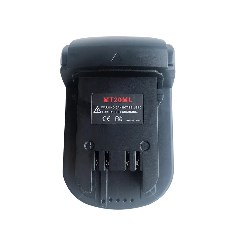 

MT20ML Battery Converter Adapter For Milwaukee Li-Ion Battery For Makita 18V/20V Li-Ion Battery Bl1830 BL1840 Bl1860 Bl1815