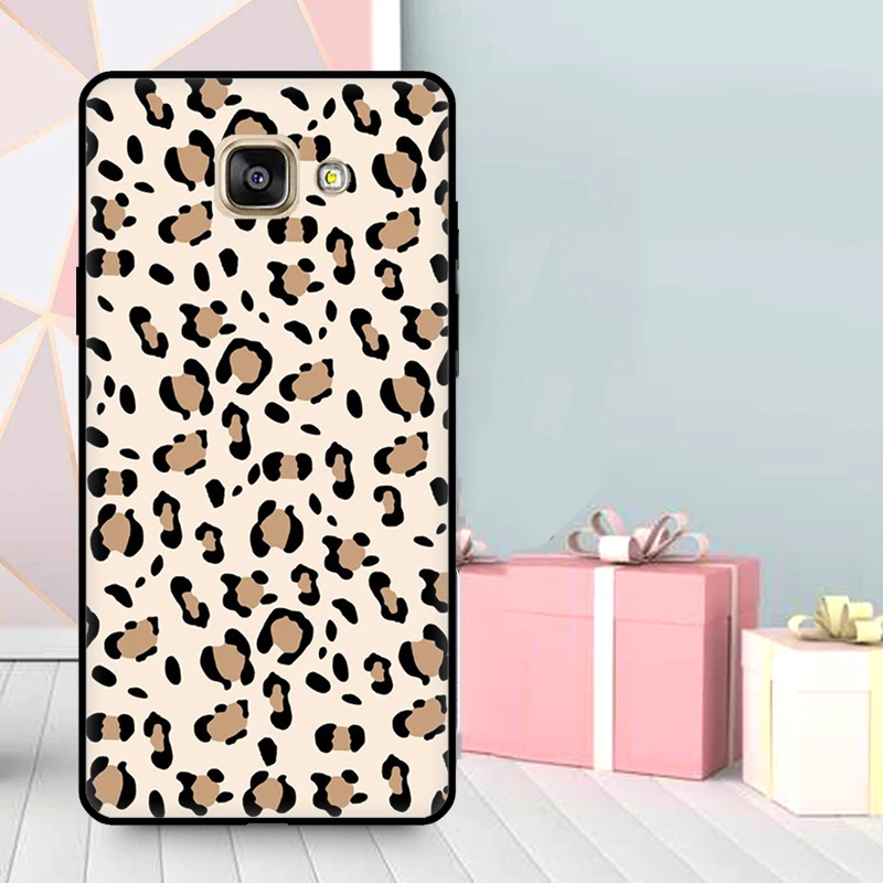 Фото Чехол с леопардовым принтом для Samsung Galaxy J7 J5 J3 2017 J1 A3 A5 2016 A9 A7 A6 A8 J8 2018 J6 J4 Plus №3