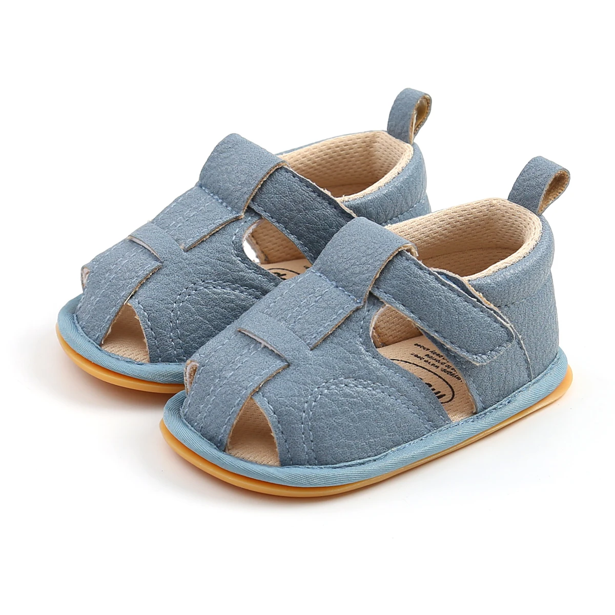 

Summer Boys Sandals Soft Leather Closed-Toe Toddler Baby Shoes Boys Girls Beach Shoes Sport Infant Kids Sandals