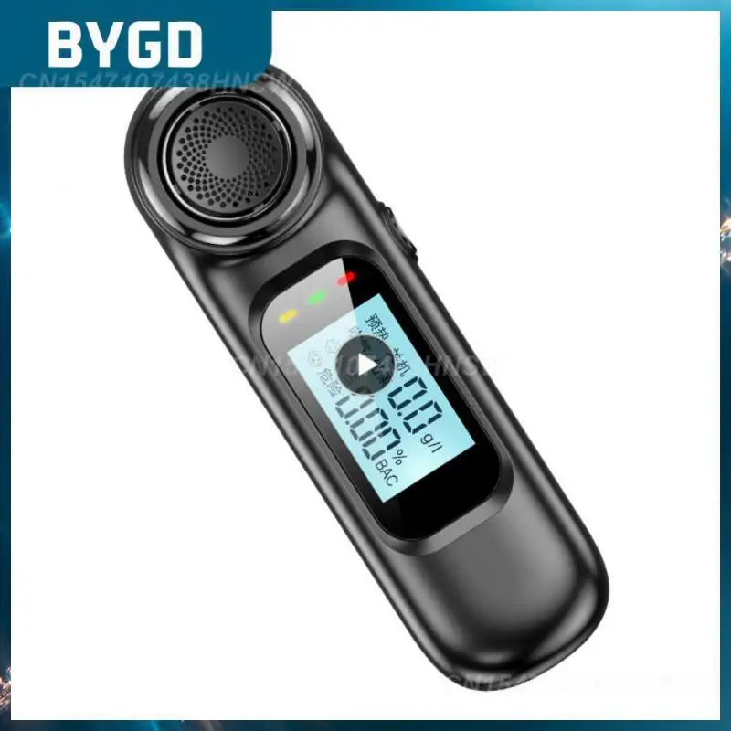 

Breath Alcohol Tester 5v Led Large Screen Display Alcohol Concentration Detector Breathalyzer Analyzer Car Accessories Portable