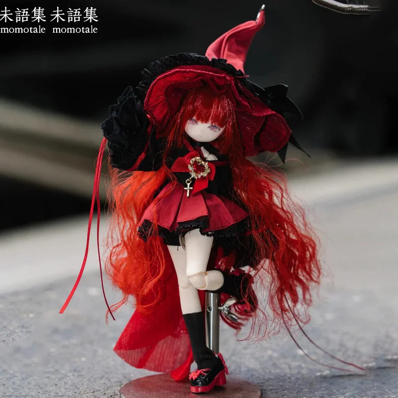 Коллекционная фигурка Momotale 18 Mjd Articulated Implant Hair Doll Momo Series Witch Outfit Paradise Blind Box — сюрприз для девочек, подарок, игрушка (art.: 3920dbc2eeebe) - 3920dbc2eeebe