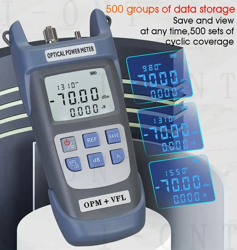 AUA All-IN-ONE Optical Power Meter with Visual Fault Locator optical fiber tester 5KM 10km 20KM 30km VFL 1/10/20/30MW