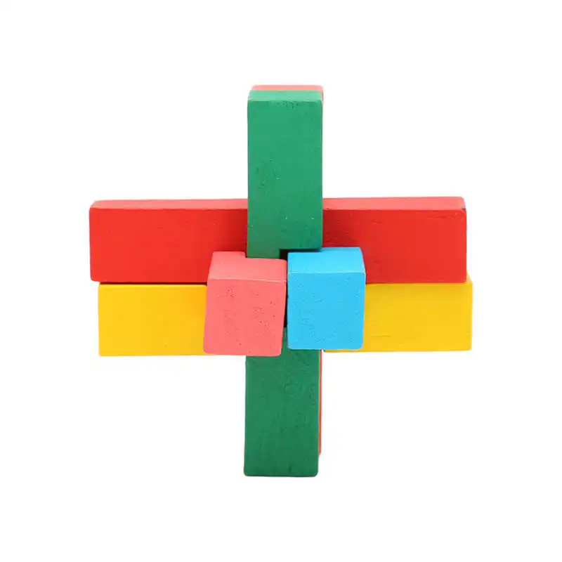 6 в 1 деревянный пазл-головоломка для развития мозга |