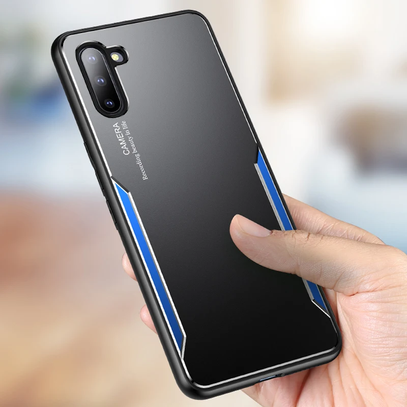 

Металлический магнитный чехол для телефона Samsung Galaxy Note10, Note 9, Note 8, ультраполноразмерная матовая задняя крышка для камеры с защитой от отпеча...