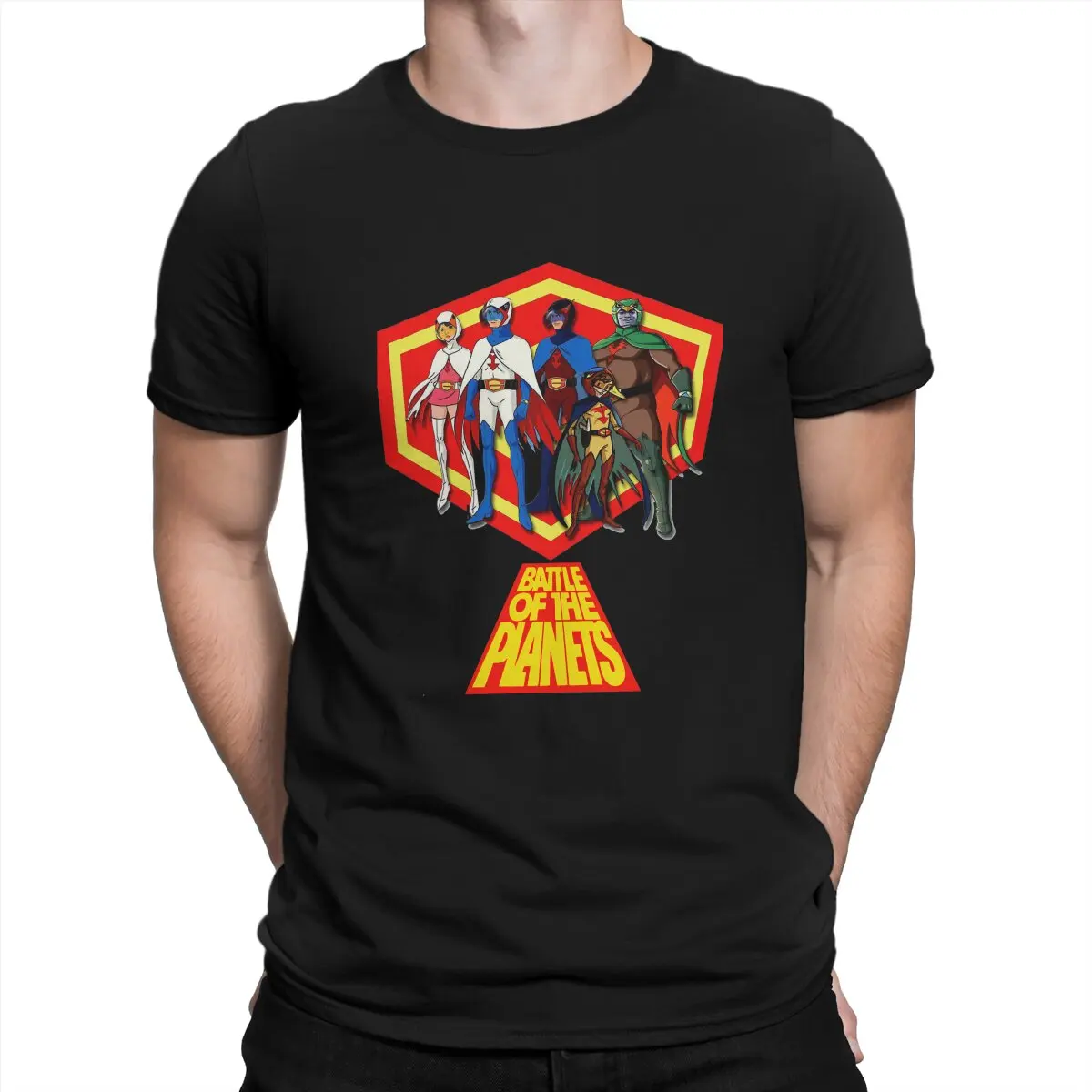 

Kagaku Ninja-Tai Gatchaman Battle Of The Planets Classic T Shirt Grunge Men Tees Summer Clothing Harajuku O-Neck TShirt