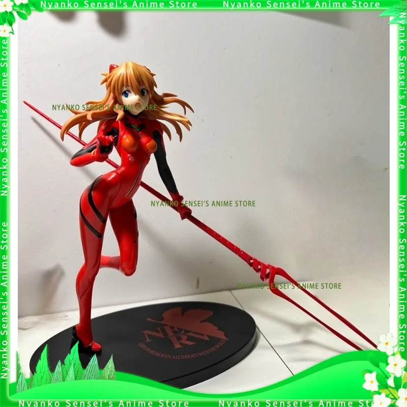 Фото В наличии SEGA NEON GENESIS EVA Asuka 22 см Копье длинного вождения Фигурка премиум-класса Аниме Модели Игрушечная кукла Коллекционная №5