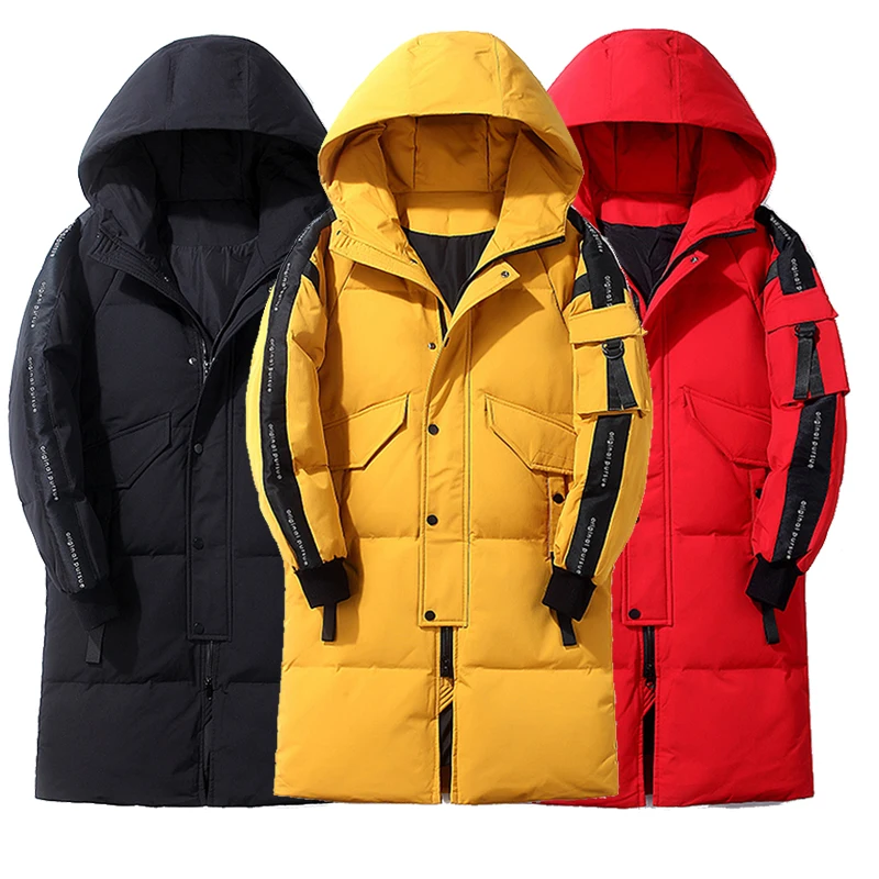 

Teens New Winter Men's Down Jacket Stylish Male Down Coat Thick Warm Man Clothing Men's Apparel Warm Parka