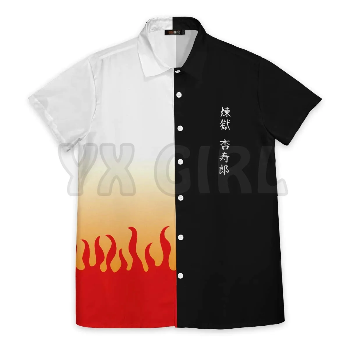 Demon Slayer Summer Giyu Hawaiian Shirt  3D All Over Printed Hawaiian Shirt Men's For Women's Harajuku Casual Shirt Unisex